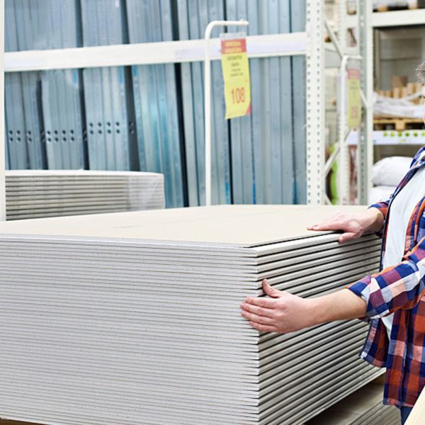 Buy Spot Goods1200x2400mm Abuse Resistance Gypsum Board Mould Regular Resistance Plasterboard at wholesale prices