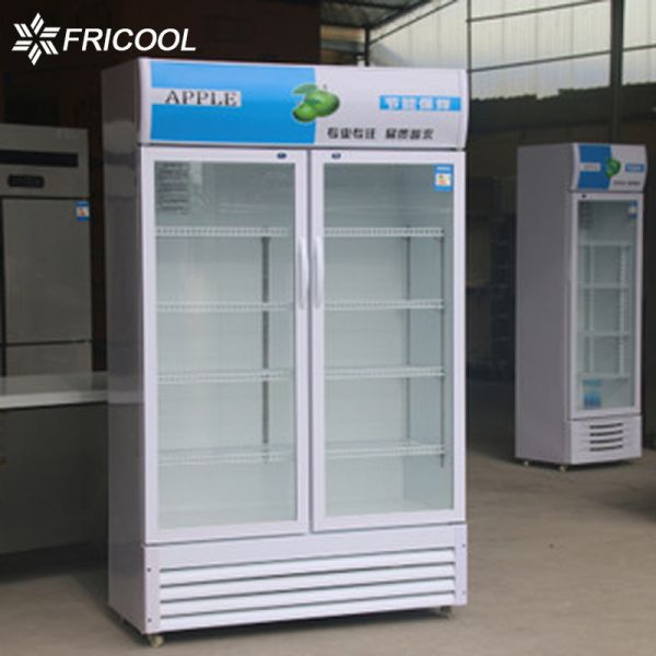 Buy 1170L Commercial Glass Door Merchandisers AC 110V 60HZ at wholesale prices