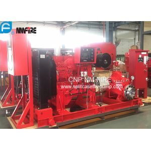 UL/FM  Listed Diesel Engine Drive Fire Pump With 1500usgpm @ 102m Horizontal Split case Pump