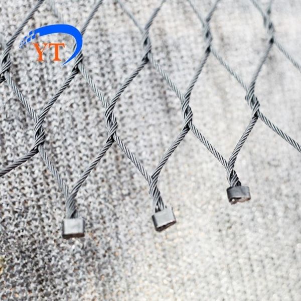 Buy Safety X Type Knotted Stainless Steel Rope Mesh 304/316L at wholesale prices
