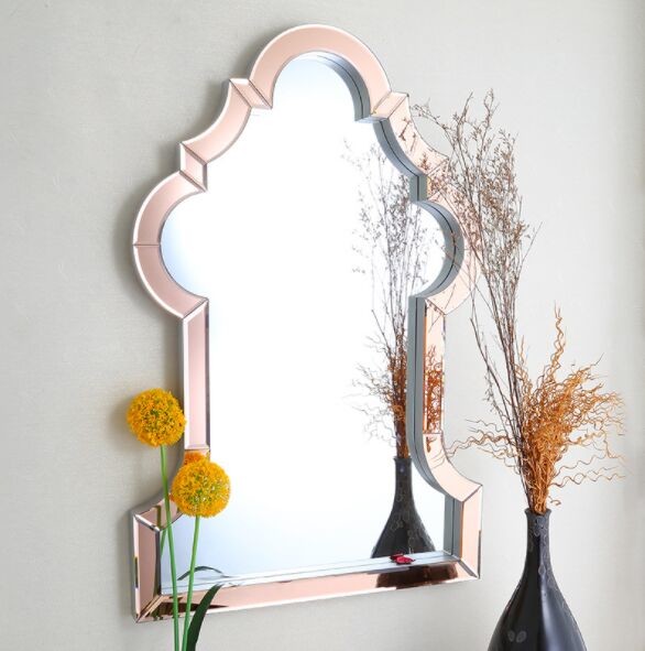 Buy Customized Shaped Lounge Wall Mirrors , Custom Wall Mirrors For Bathroom at wholesale prices