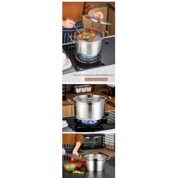Wholesale Tornado Cookware Sets Multifunctional Cooking Pot Kitchen 6 Piece Soup Pot Set