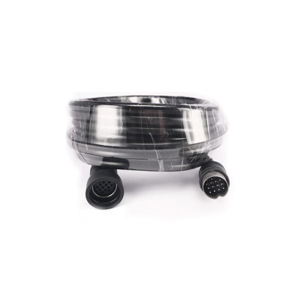 Buy Black Plastic 13 Pin Din Cable , Waterproof DIN Amplifier Cable at wholesale prices