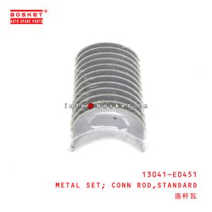 13041-E0451 Standard Connecting Rod Metal Set Suitable for ISUZU HINO500 J08E