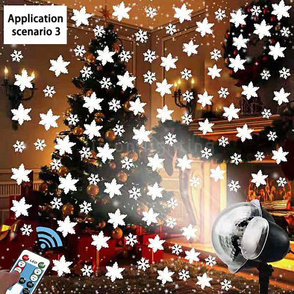 Factory Directly Supply Amazon Ebay New Outdoor Waterproof Christmas LED Snowfall Projector