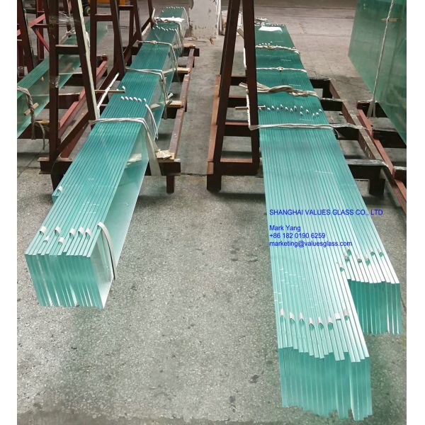Buy Overlength Tempered Glass, 15mm 19mm 22mm 25mm Toughened Building Glass at wholesale prices