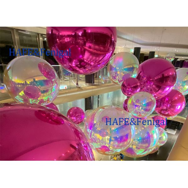 2M Inflatable Mirror Balloon Metallic Color Colorful Can Be hung Events Exhibitions Decoration
