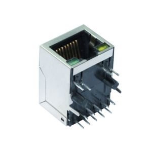ARJM11B3-805-JJ-EW4 2.5G Base-T Shielded 1x1 Port 8P8C RJ45 Female Connector