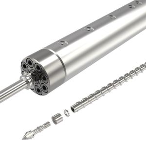 Nitriding Plastic Extruder Screw And Barrel For PE PP ABS Pet Plastic Machine