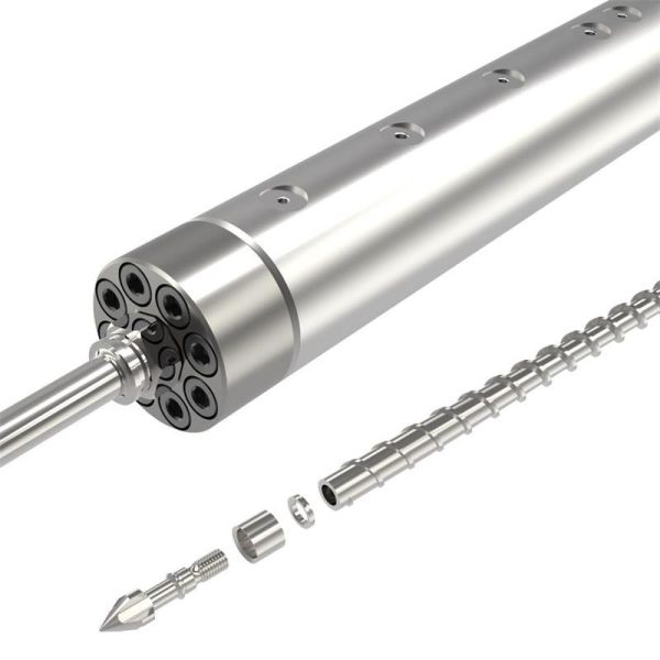 Buy Nitriding Plastic Extruder Screw And Barrel For PE PP ABS Pet Plastic Machine at wholesale prices