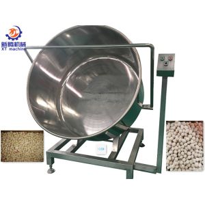 Industrial 304 Stainless Steel Peanut Coating Machine Coated Peanut Making
