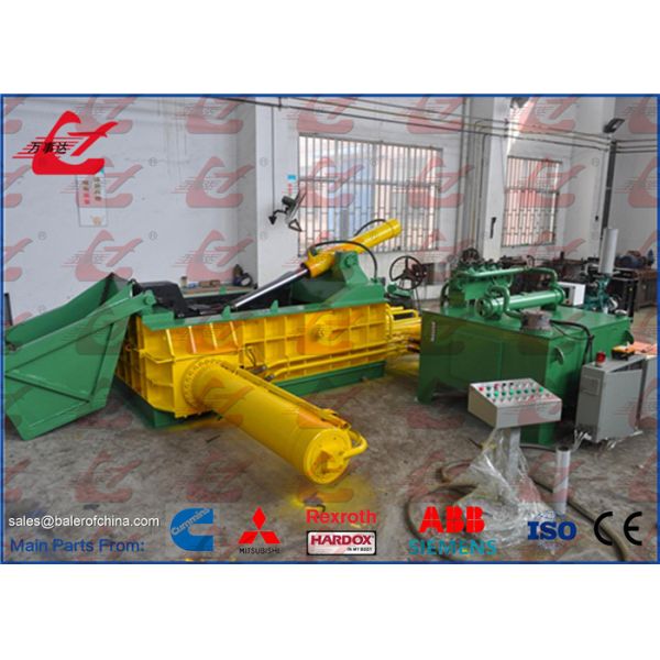 Buy 200 Ton Full Automatic Hydrauilc Metal Scrap Baling Machine With Feeding Hopper at wholesale prices
