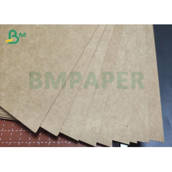 Unbleached brown kraft paper 270gsm Virgin unbleached Kraft Liner Paperboard Food safe Packaging board