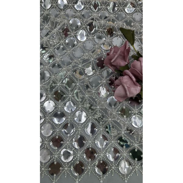 Skirts Fashion Design Projects Beaded Embroidery Fabric Lace Fabric for Full Dress Mesh Lace