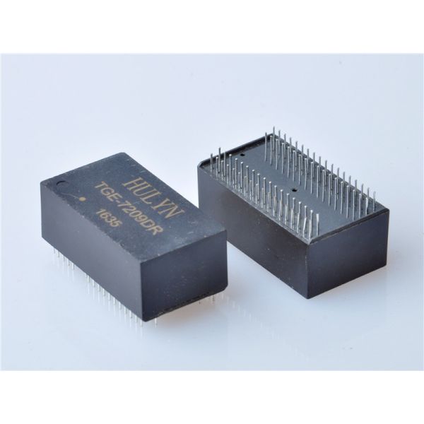 10/100/1000 Base-T Quad port SMD LAN Magnetic Transformer,72PIN,Very low profile PCMCIA /PC Card, SMD package.