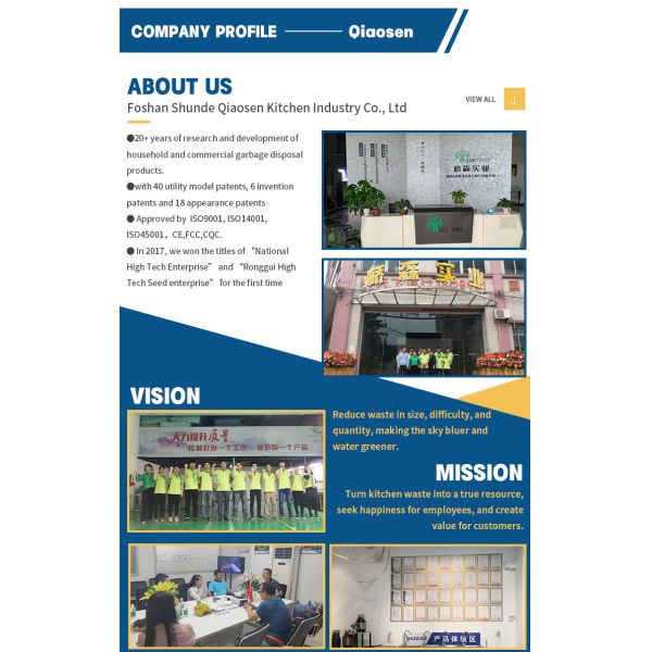 Commercial Food Waste Shredder Garbage Disposer Machine Food Waste Disposer