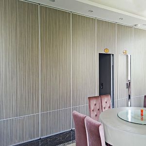 Aluminium Track Hanging Moving Folding Partition Walls / Conference Room