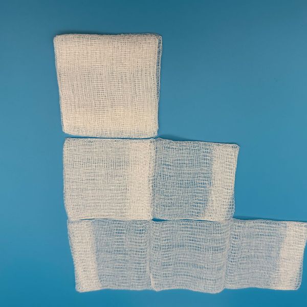 High Quality 100% Cotton Surgical Gauze Medical Sterile Absorbent Swab for Wound Care