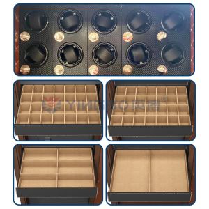 Solid Steel Brown Jewelry Safe Biometric Fingerprint Lock H1500mm Luxury Watch