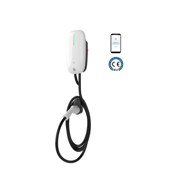 Buy WiFi Control Home EV Charger Cuts 30% Energy Waste with 7kW Compact Design 32Amp at wholesale prices