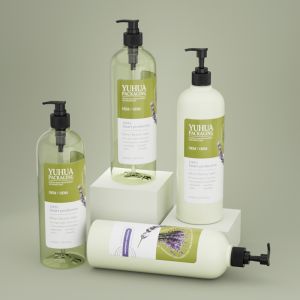 1000ML Luxury Eco-Friendly Plastic Pump Bottle for Shampoo Conditioner with