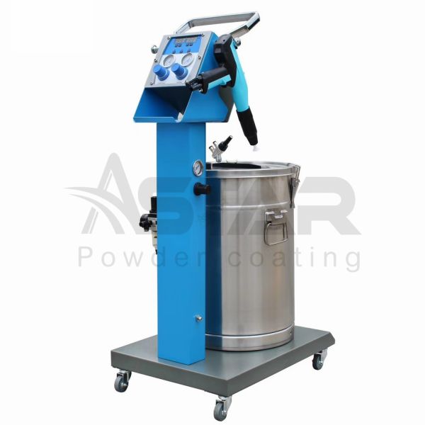 Buy Two Display Electrostatic Powder Coating Machine Metal Powder Coating Machine at wholesale prices