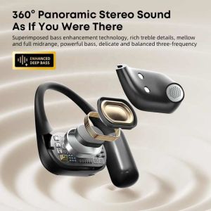Open - Ear Stereo Bass Headset 500mAh Over Ear Headphones Bluetooth Wireless