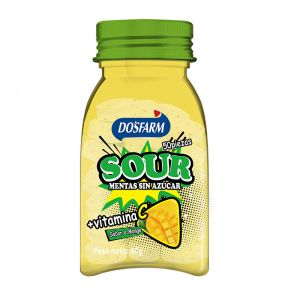 Mango Sour Mints Lozenge Sugar Free Mint Candy Custom Mints