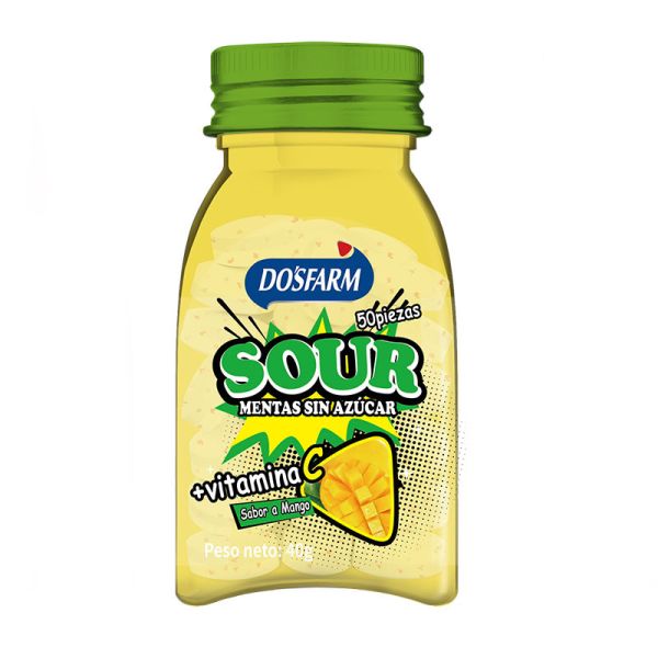 Buy Mango Sour Mints Lozenge Sugar Free Mint Candy Custom Mints at wholesale prices