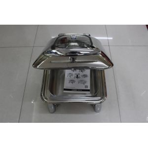 Food Warm Stainless Steel Cookwares , Hydraulic Induction Chafing Dish