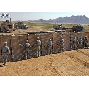 China 3X3 Military Defence Sand Wall Gabion Box Eco - Friendly Design on sale