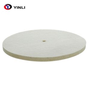 180x6x22mm Glass Buffing Wheel Polishing Felt Disc High Flexibility