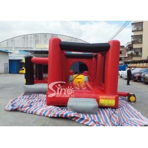 Commercial Outdoor Kids Red Combos With Slide For Amusement Park