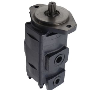 Replacement Triple Pilot Gear Pump For YC13 TB175 KX185 K5V80-R EC360 Hydraulic