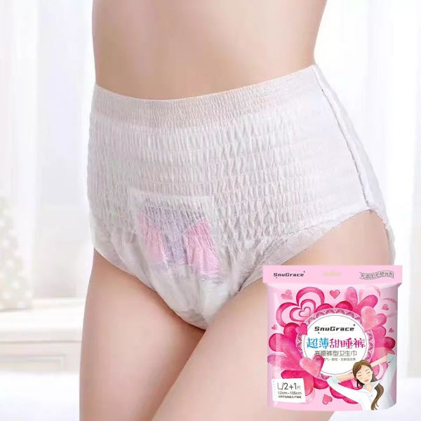 Buy Maxi/Super Disposable Sanitary Pants for Menstrual Period Maternity Night Time at wholesale prices