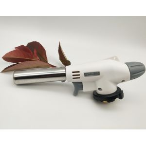 White 20mm Camping Blow Torch 18cm For Barbecue