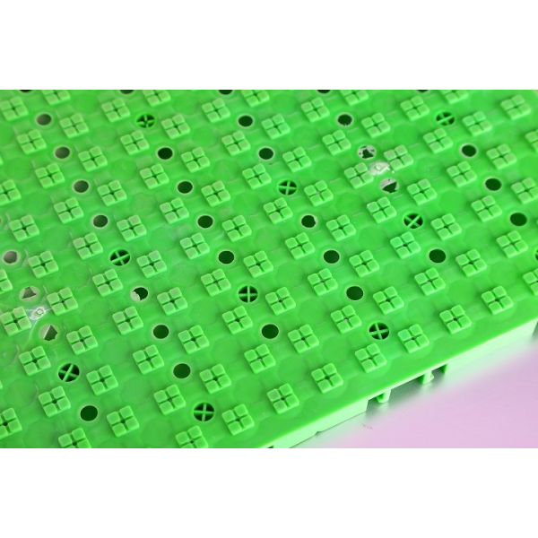 Interlocking Artificial Grass Drainage Underlay Rubber Drainage Shock Absorbing