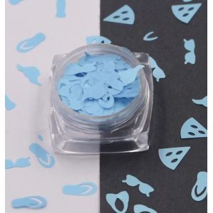 15mm Sandbeach Mixed Glitter Watermelon Patterns Powder Material Baby Style