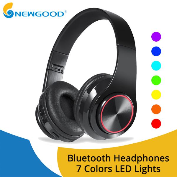 Buy Wireless Headphones Bluetooth Earphone Foldable Adjustable Handsfree Headset with MIC for samsung xiaomi mobile phone at wholesale prices