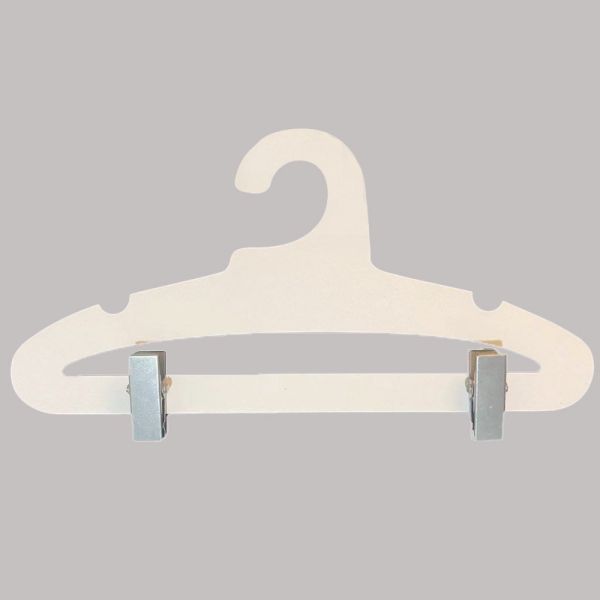 Buy Customized Cardboard Pants Hangers With Clip  | Custom LOGO Trousers Hangers at wholesale prices