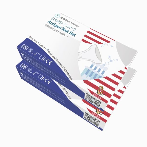iiLO Fast reaction rapid SARS-CoV-2 Antigen Self Test Set Saliva Sample