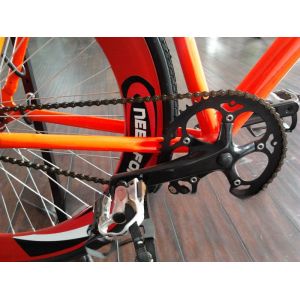 Order 700C Fixed Gear Bike Bicycle Fixie Gear Bike Bull Horn Single Speed Track