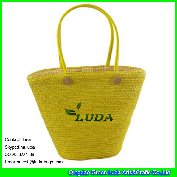 Buy LUDA online buy straw handbag beaded wheat straw handmade bag at wholesale prices