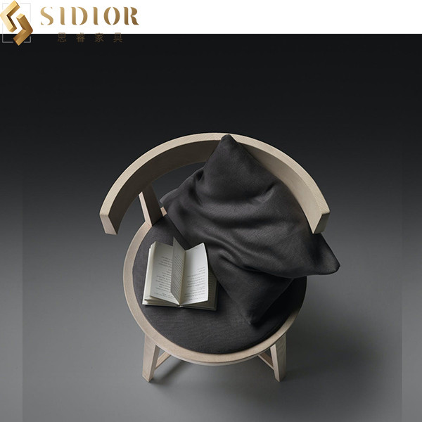 Modern Ergonomic Solid Wood Leg Dining Chair Dining Room Furniture