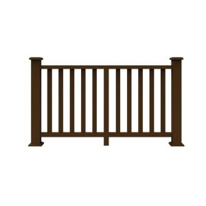 Fireproof WPC Fence Panel 2000x1200mm Wood Plastic Composite Board