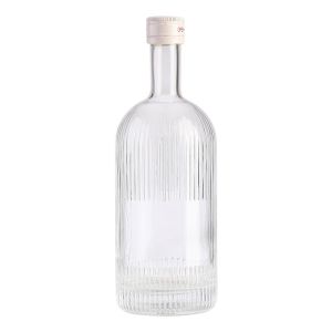 Design 100ML Round Beverage Juice Water Glass Gin Wine Bottle Industrial for
