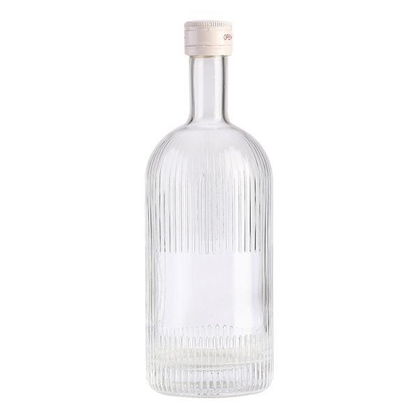Design 100ML Round Beverage Juice Water Glass Gin Wine Bottle Industrial for