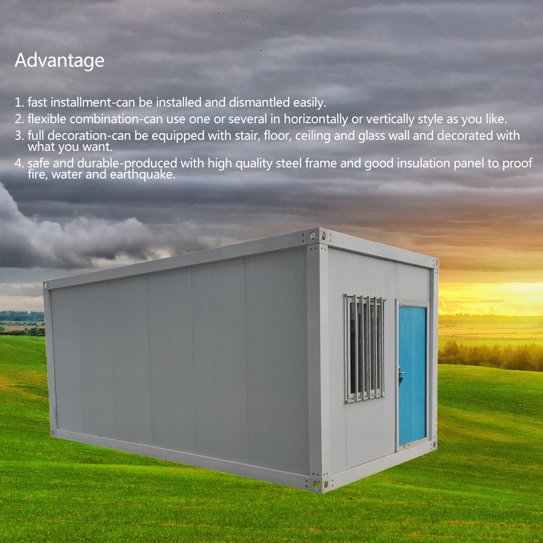 Zontop 20ft 40ft 2 Bedroom 3 Bedroom Flat Prefabricated Container House Container House Prefabricated Homes