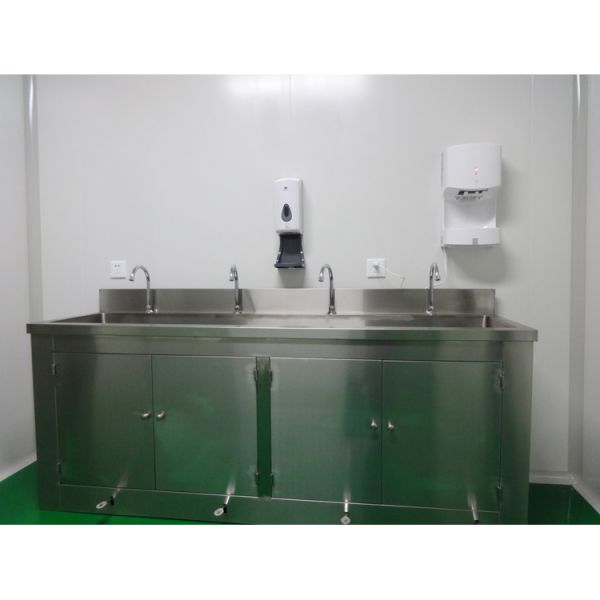 Epoxy Floor Dust Free Environment HEPA Door Electronic Clean Room