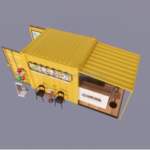 Portable Pop Up Mobile Mini 10ft Container Home Bar Prefabricated Restaurant